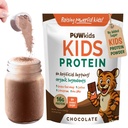 Kids Protein Shake Powder 16g Sports Drink - Zero Added Sugar Grass-Fed Whey Proteins With Organic Ingredients, Calcium & Choline for Bone Strength & Brain Development, 15 Servings – Chocolate