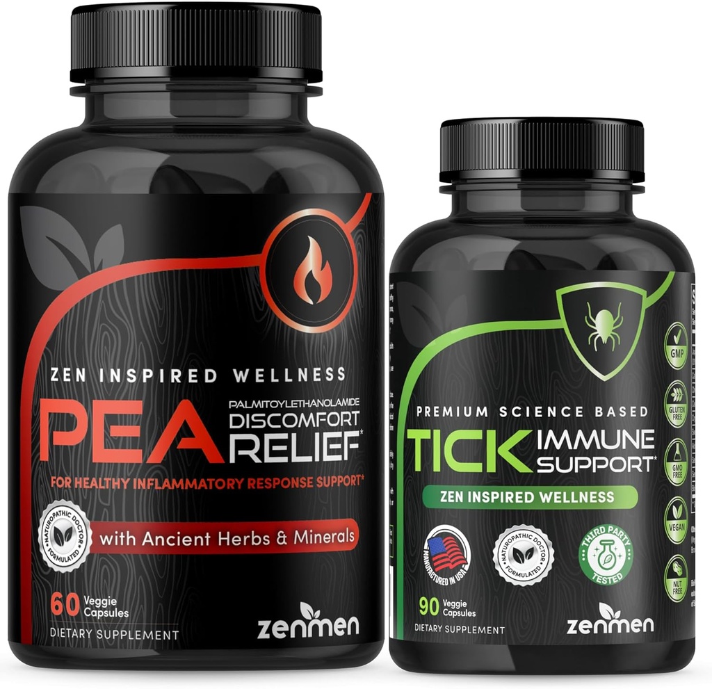Zenmen Immune Support Bundle: Tick Immune Support and Pea Capsules