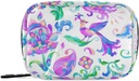 Watercolor Birds Paisley Pill Box 7 Day Pill Case Bag Travel Pill Organizer Bag with Zipper Portable Weekly Case Compact Size for Vitamin Supplement Holder