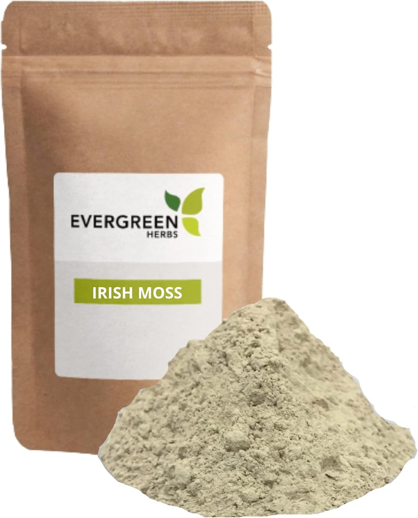 Irish Moss (Powder 4 oz) - Resealable Stand Up Pouch to Ensure Freshness!