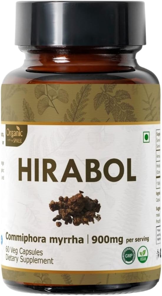 Hirabol 60 Capsules – Commiphora Myrrha – Natural Support for Joint & Digestive Health