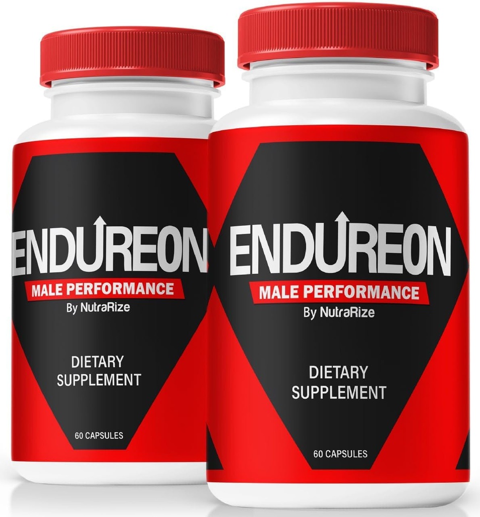 (2 Pack) Endureon Pills – Daily Support Formula with Premium Ingredients to Help Sustain Men’s Energy, Performance & Everyday Wellness | Easy-to-Take Capsules (120 Capsules)