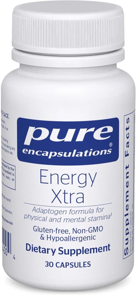 Pure Encapsulations Energy Xtra | Adaptogen Formula for Stamina* | 60 Capsules