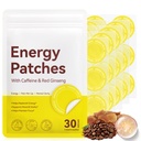 Energy Patches for Adults Men Women - Topical Daily Wellness Awake Energy Patch - Enhanced Focus & Body Support with Caffeine, Biotin, B5, B3 and B12