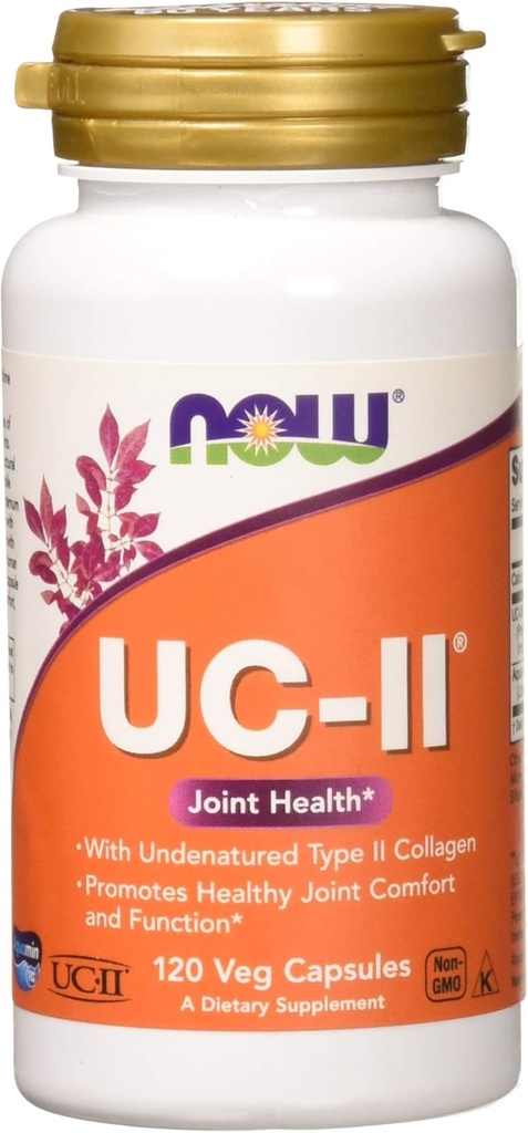 NOW Supplements, UC-II Type II Collagen, 120 Veg Capsules