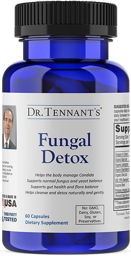 Dr. Tennant's Fungal Detox | Candida Cleanse, Mood & Hormone Balance | Promotes Healthy Yeast Levels & Gastrointestinal Health