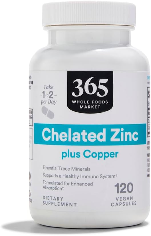 365 Everyday Value, Chelated Zinc, 120 ct