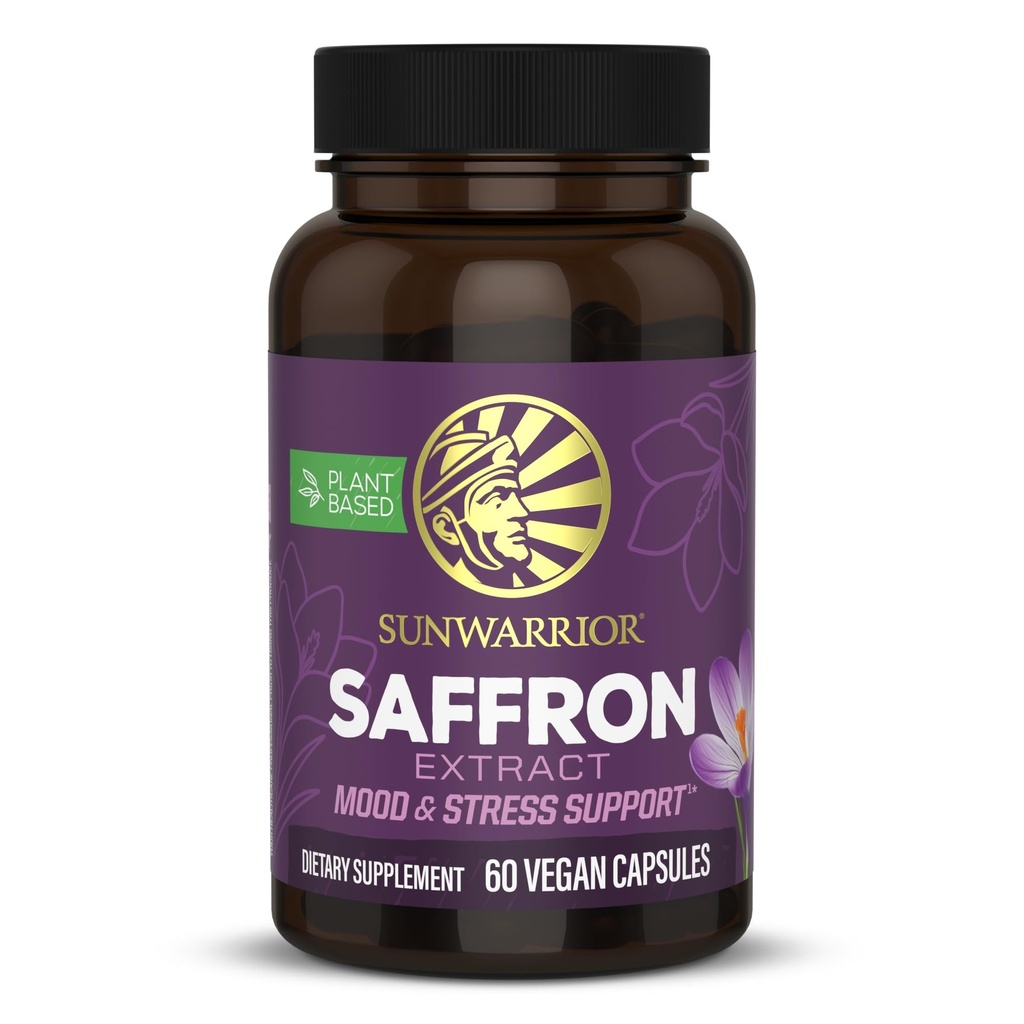 Saffron Extract Supplements Capsules 88.5 mg - Plant-Based Mood & Relaxation Supplement for Mental Clarity Focus & Emotional Balance - Vegan Daily Antioxidant for Stress Support Eye Health 60 Servings