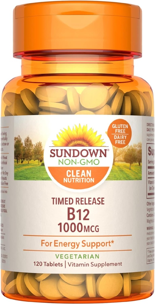 Sundown Vitamin B12, 120 Tablets