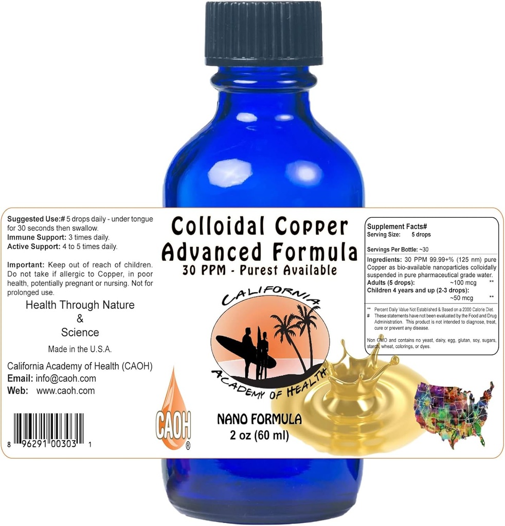 Colloidal Copper 2 oz from CAOH