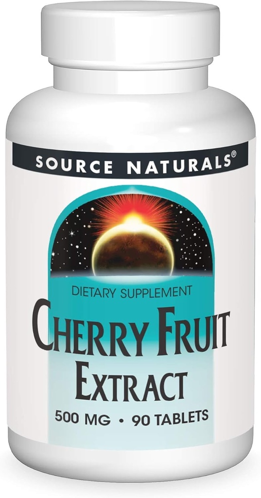 Source Naturals Cherry Fruit Extract, 500mg - 90 Tablets