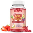 Magnesium Glycinate Gummies for Kids - Magnesium Supplement with L-Theanine, Chamomile & Multivitamins for Kids & Adults Sleep, Calm, Relaxation, Sugar Free Strawberry Flavor 60 Gummies