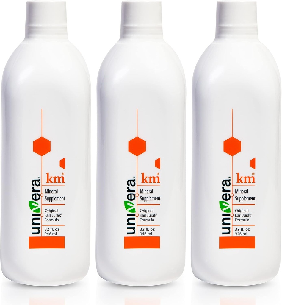 Univera KM Mineral Supplement | Original Karl Jurak Formula | Rich in Potassium & Vitamins | Stabilizes pH Balance | Supports Digestion + Nutrient Absorption | Natural Phytonutrients | 90 Day Supply