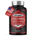 Brain Supplements for Memory and Focus - Powerful Caffeine-Free Nootropic Brain Complex with Lion’s Mane, L-Theanine, Bacopa, Citicoline, L-Tyrosine, Rhodiola & B Vitamins - 120 Vegan Capsules