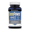 American BioSciences ImmPower AHCC Herbal Mushroom Supplement, 500mg per Capsule for Immune Support, Maintains Natural Killer Cell Activity, Pack of 1, 60 Veggie Capsules