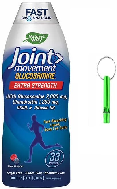 Joint Movement Glucosamine 2000 mg with Chondroitin 1200 mg 1 Pack of 33.88 floz Each