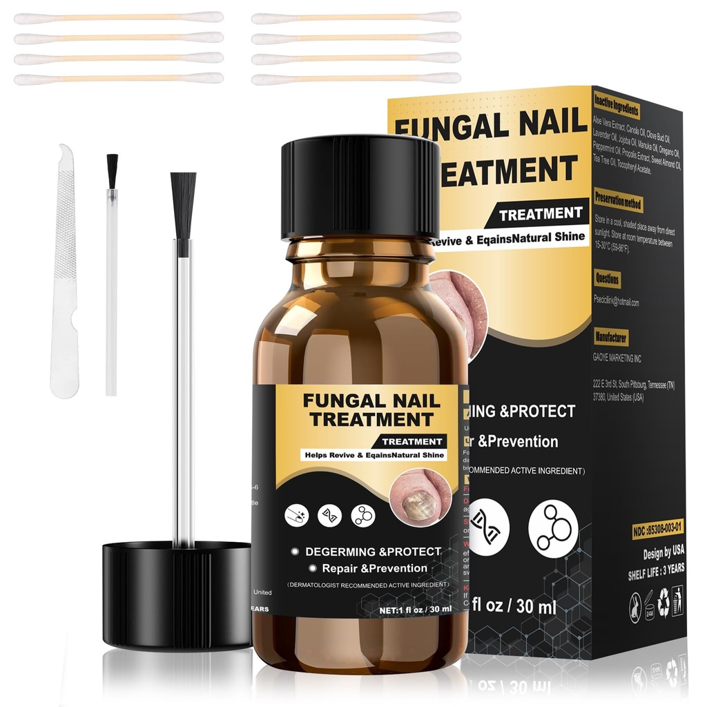 Toenail Fungus Treatment,Foot Fungus Treatment Extra Strength,Fungus Nail Treatment, Toe Nail Fungus Treatments For Fungi Nail yellow toenail treatment(1fl oz/30ml)