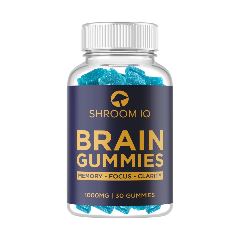 Brain Supplements for Memory and Focus - Nootropic Gummies for Mental Health and Brain Booster
