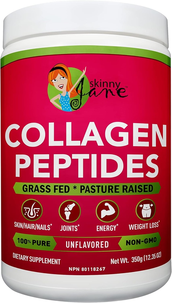 Collagen Peptides Powder - Rejuvenates Skin - Healthy Hair and Nails -Supports Joints - Keto Friendly, Zero Carbs - Unflavored - 35 Servings