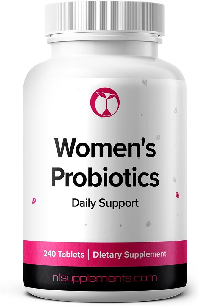 [BRSRAGA3OQIWMF3A] Probiotics for Women Supplement Supports Vaginal & Digestive Health 240 Tablets 3 Billion CFU (240, Women's Probiotics)