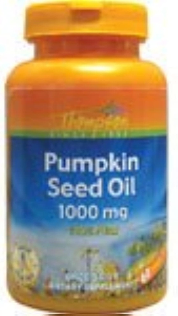 Thompson Pumpkin Seed Oil Seed, Softgel (Btl-Plastic) 1000mg 60ct