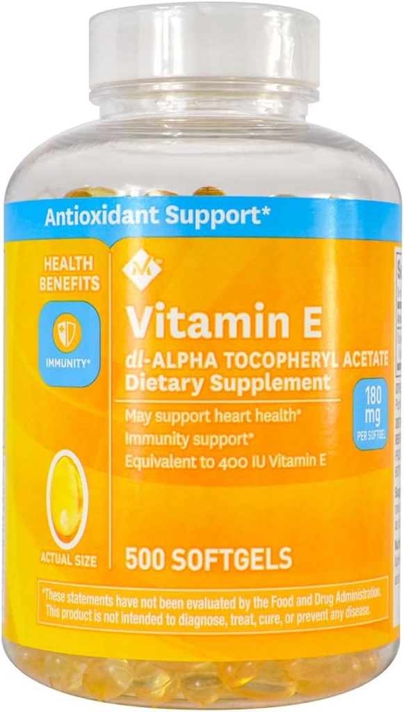 Members Mark Vitamin E 180mg, 500 Count