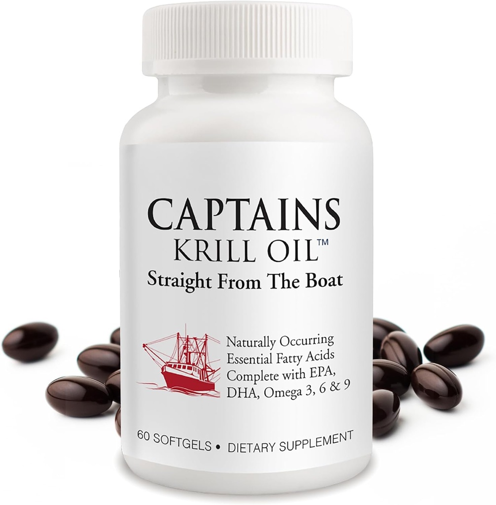 [BRSWIBD4AIPQAD36] Captains Pure Antarctic Krill Oil TinyGels | 1-Bottle, 60 Capsules