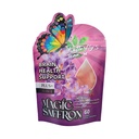 Saffron Gummies for Kids & Adults, 12-in-1 Saffron Supplements with 90mg Saffron Extract,Vitamin C, B6, Magnesium for Calm, Focus, Nerve, Sugar Free, Vegan, Non-GMO - Mixed Berry Flavor, 60 Counts