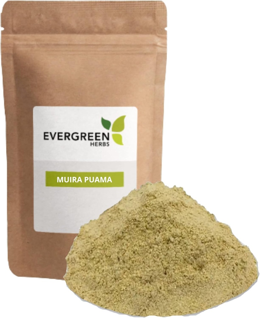Herbal Powder (Muira Puama) - Resealable Stand Up Pouch to Ensure Freshness!