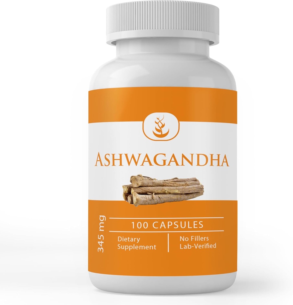 [BRSW2ZYTO5YBQ3TU] PURE ORIGINAL INGREDIENTS Ashwagandha (100 Capsules) Always Pure, No Additives Or Fillers, Lab Verified