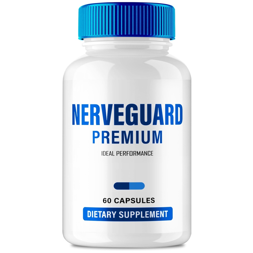 Nerve Guard Premium Pills for Neuropathy, NerveGuard Advanced Nerve Health Supplement Pills - Maximum Strength, All Natural Healthy Circulation & Stable Levels, Nerve Guard Reviews (60 Capsules)