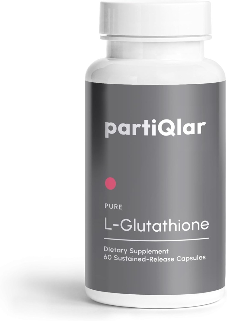 Pure L-Glutathione 500mg – Antioxidant Support & Detox Supplement – 2-Months Supply - Made in The USA - Reduced Glutathione Form - Sustained Release 60 Capsules