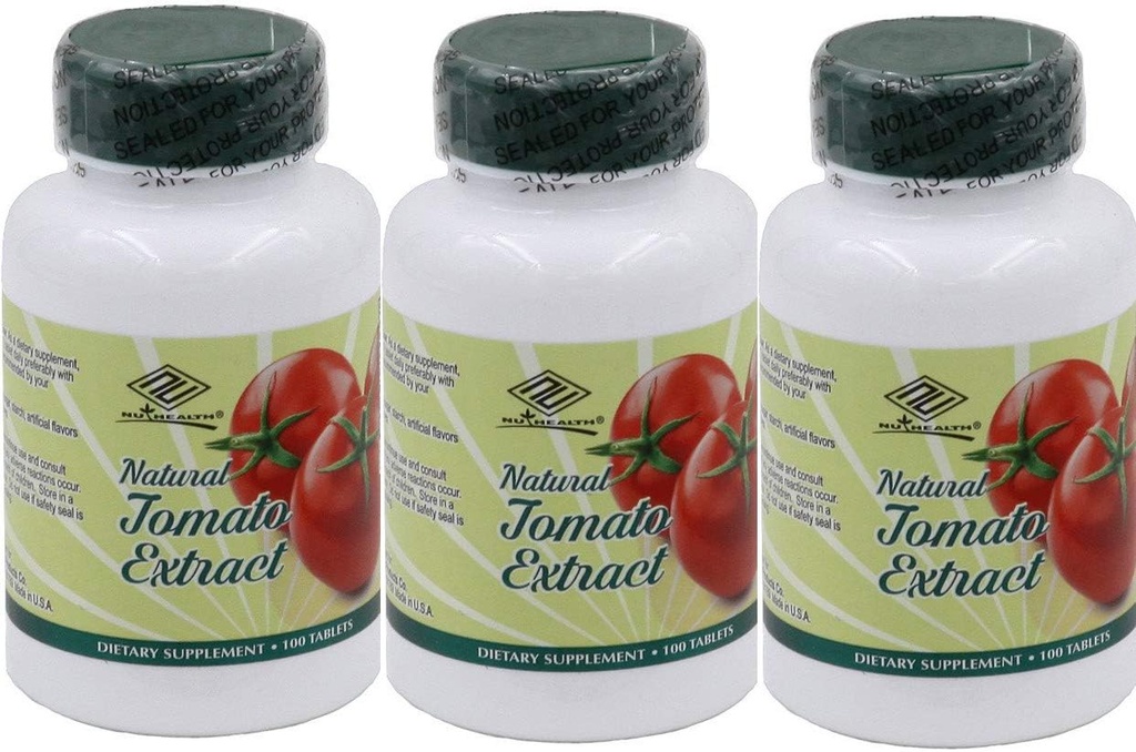 [BRSWIAAOPIEAIYDC] 3 Packs Natural Tomato Extract w/ Lycopene (100 Tablets)