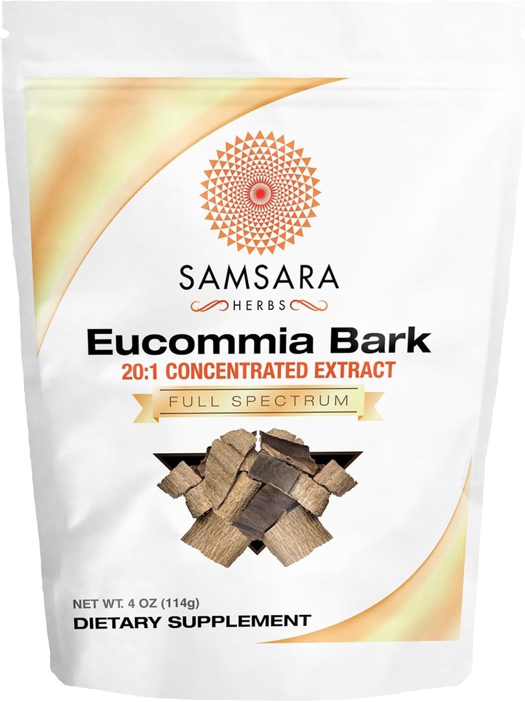 Eucommia Extract Powder - 20:1 Concentrated Extract (4oz/114g)