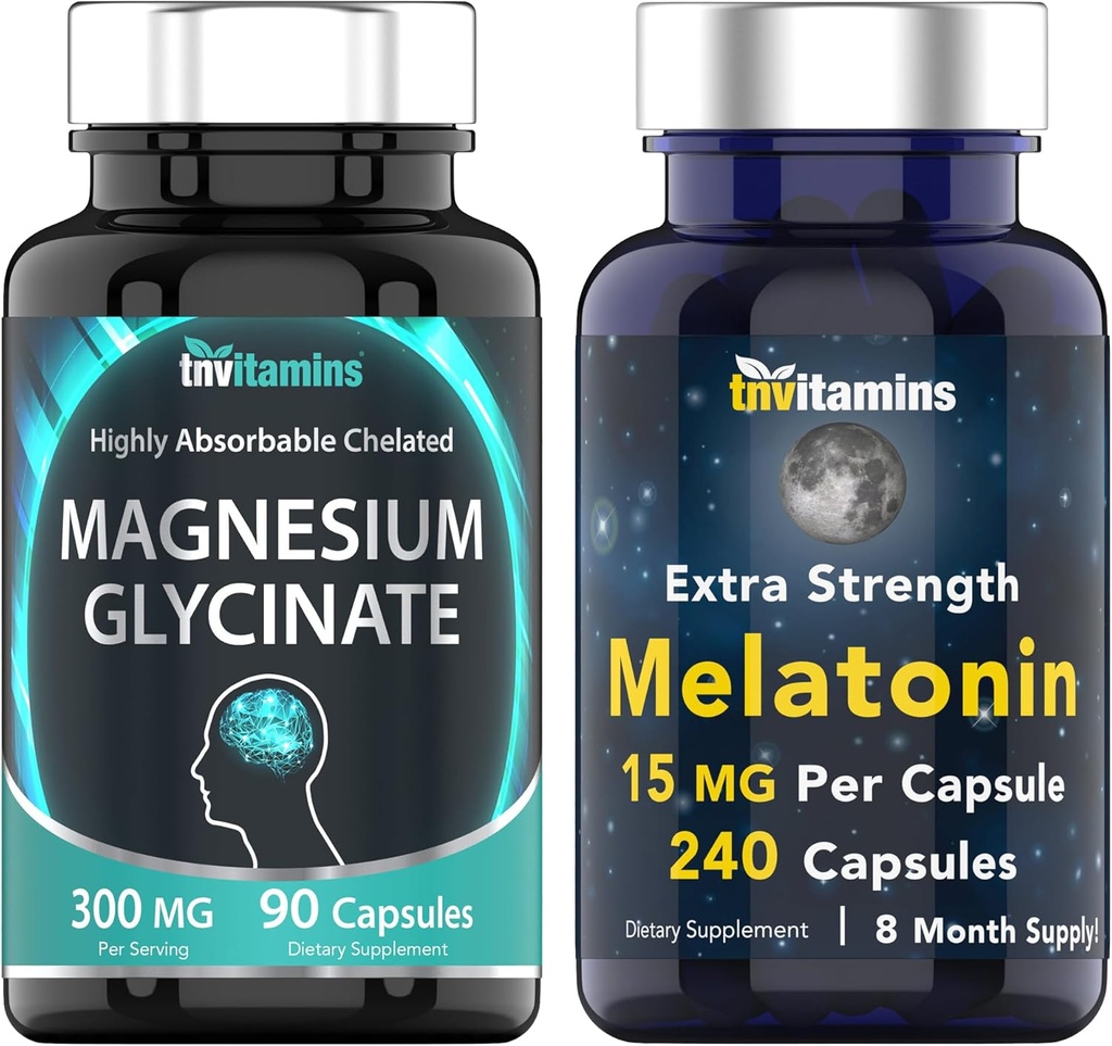Sleep Tight Bundle: Magnesium Glycinate & Melatonin