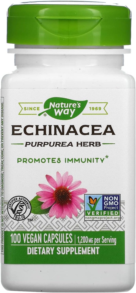 [BRSWIYQKCMEAO236] Nature's Way Echinacea Purpurea Herb, 1,200 Mg Per Serving, 100 Count
