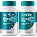 Nerve Bliss Pro Capsules, Nerve Bliss for Neuropathy Advanced Nerve Health Supplement Pills - Maximum Strength, All Natural Healthy Circulation & Stable Levels, NerveBlissPro Reviews (2 Pack)