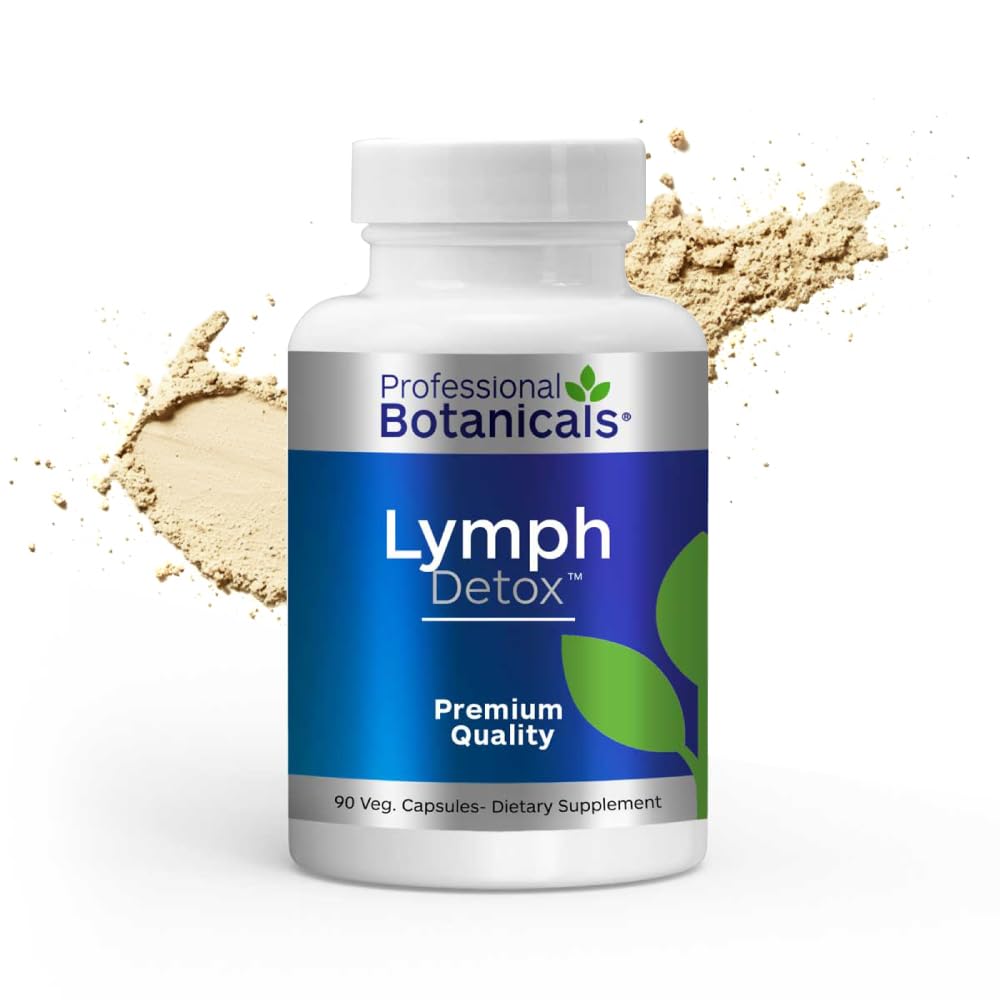 Professional Botanicals Lymph Detox – Clinically Formulated Lymphatic Drainage & Cleanse Support | Natural Herbal Detox Supplement for Lymphatic System Health