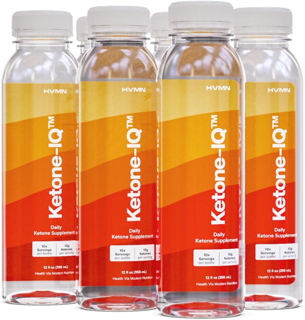 Get Your Fuel from Ketones. No Sugar, No Salt, No Caffeine. 60 Servings of Drinkable Ketones to Rapidly Elevate Ketone Levels. New & Improved Formulation! (6 ct)
