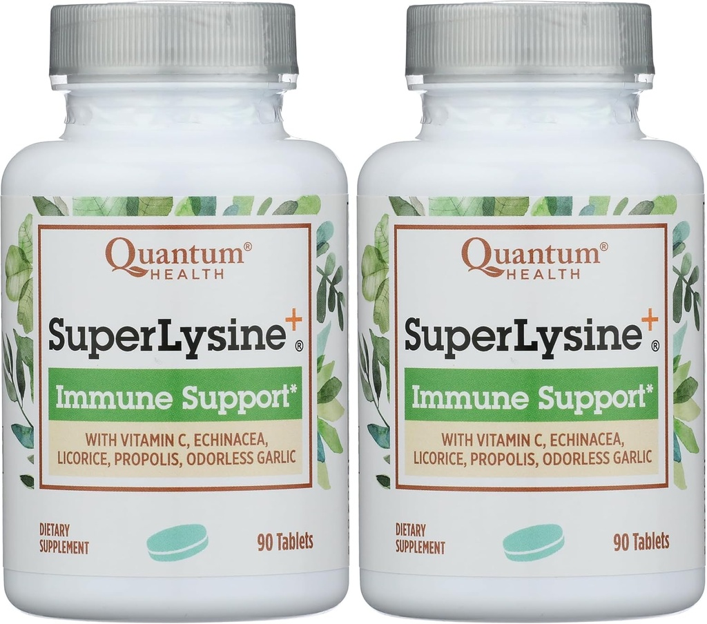 Quantum Research Super Lysine + Tablet, 0.93 Pounds (Pack of 2)