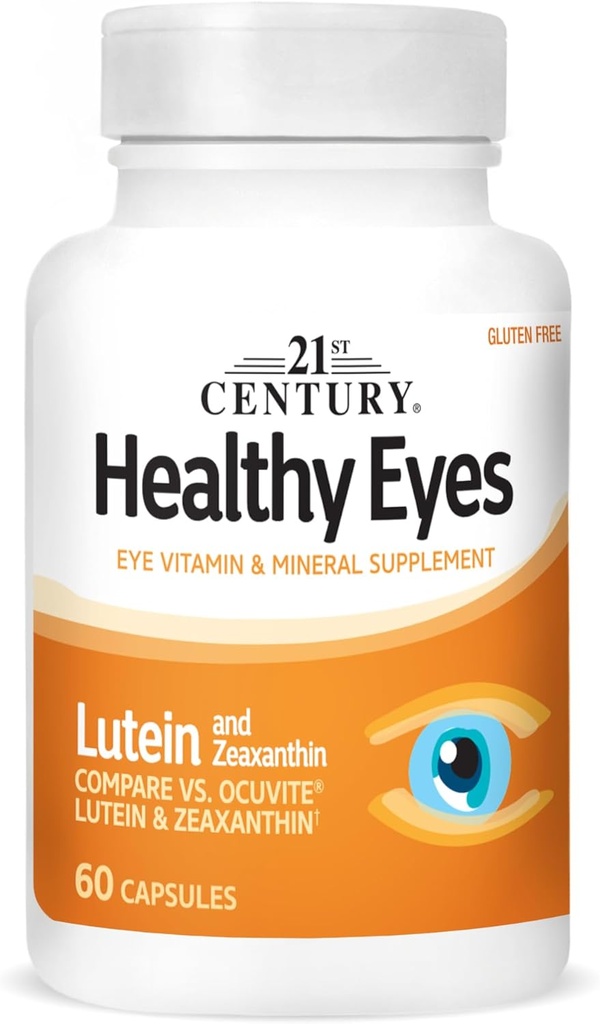 21st Century Healthy Eyes Lutein and Zeaxanthin Capsules, 60 Count (27454)