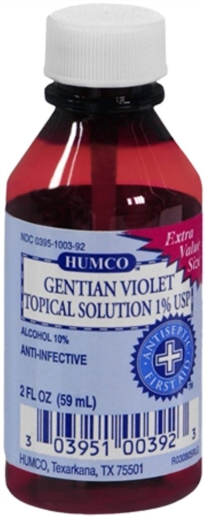 Gentian Violet Topical Solution 1% USP 2 oz (Pack of 10)