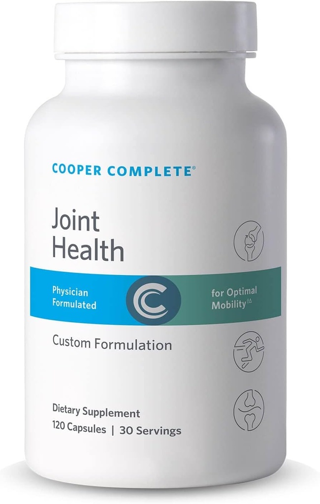 Cooper Complete - Joint Health Supplement - Capsule Contains:Glucosamine, Chondroitin, Gelatin, Bromelain and Magnesium-30 Day Supply Pack of 1