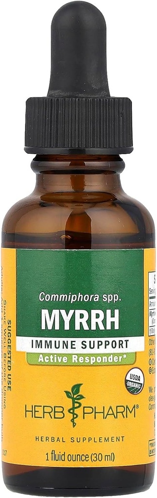 Herb Pharm Myrrh Liquid Extract for Immune System Support - 1 Ounce (DMYRR01)