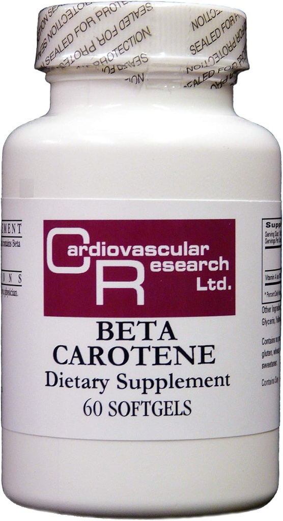 Cardiovascular Research Beta Carotene 3,000 mcg 60 softgels