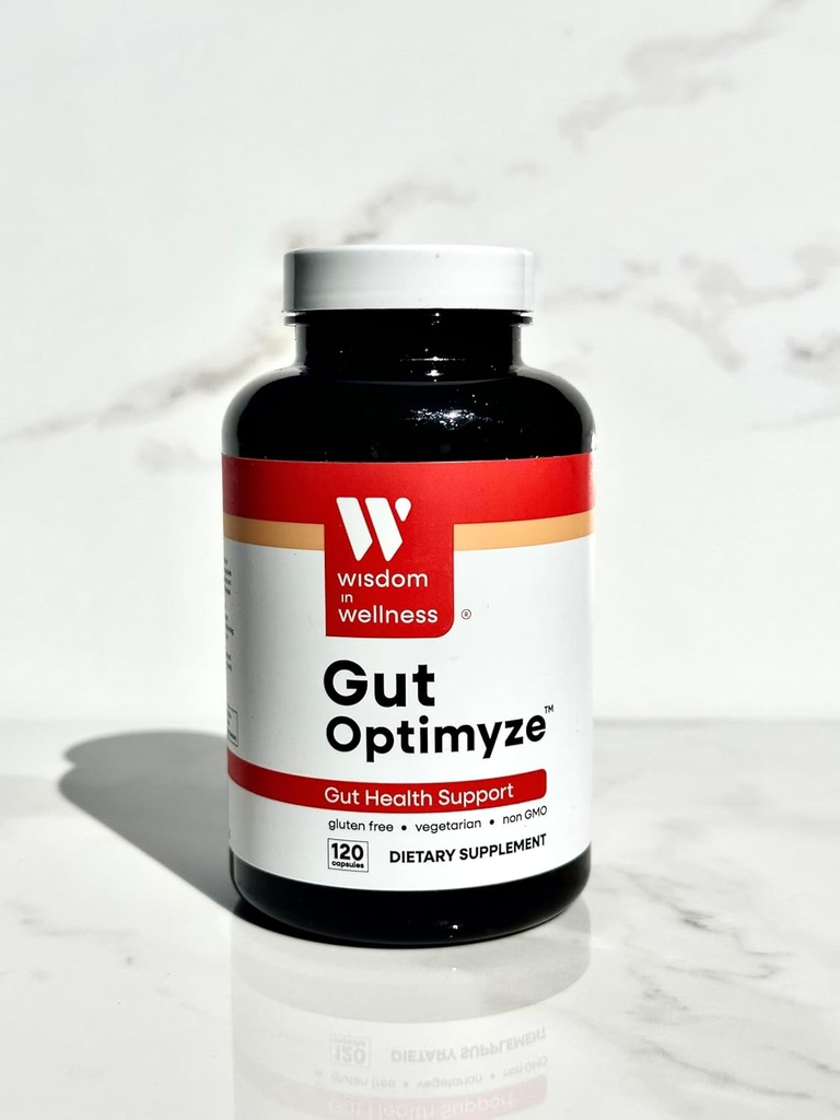 Gut Optimyze - 120 Digestive Health Capsules - Vitamins & Probiotics for Gut Health - Complete for Men & Women - Digestive Gut Health Pills - Healthy Gut Probiotics