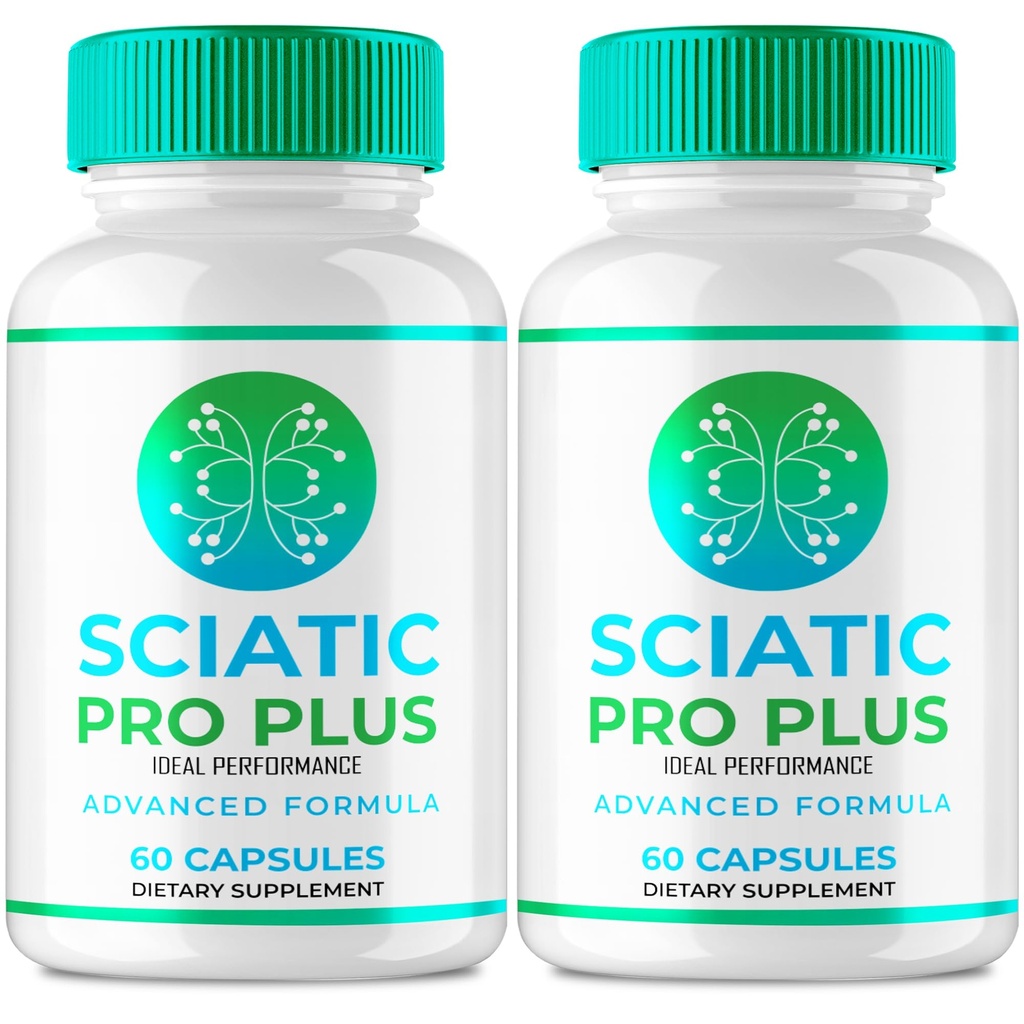 Sciatic Pro Plus Capsules, Premium SciaticPro Neuropathy & Nerve Health Support Supplement Pills - Maximum Strength, All Natural Ingredients, Sciatica Pro for Comfort & Mobility Reviews (2 Pack)