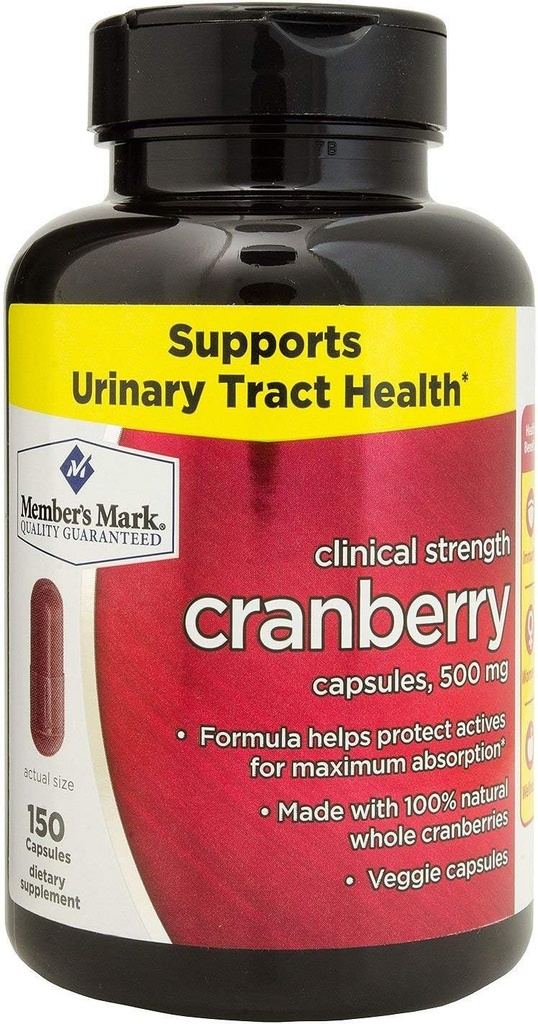 Members Mark Clinical Strength Cranberry, 500mg