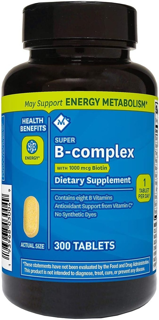 Ayestar Member's Mark Super B-Complex Dietary Supplement (300 Count)