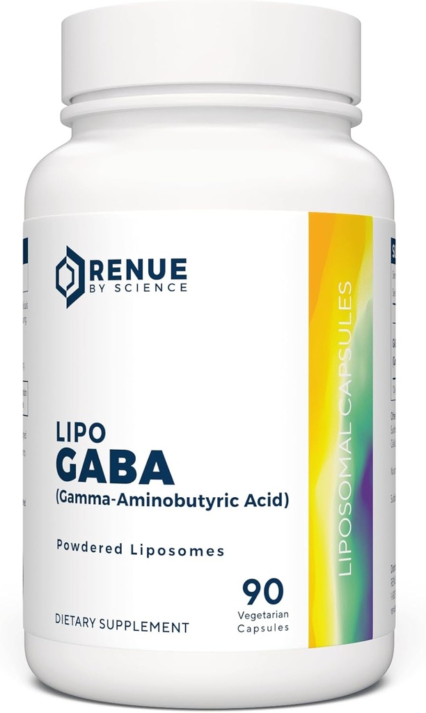 GABA | High Strength Liposomal GABA Supplements | 90 GABA Capsules - 300mg Gamma-Aminobutyric Acid per Serving | Non-GMO | Made in The USA Third-Party Tested